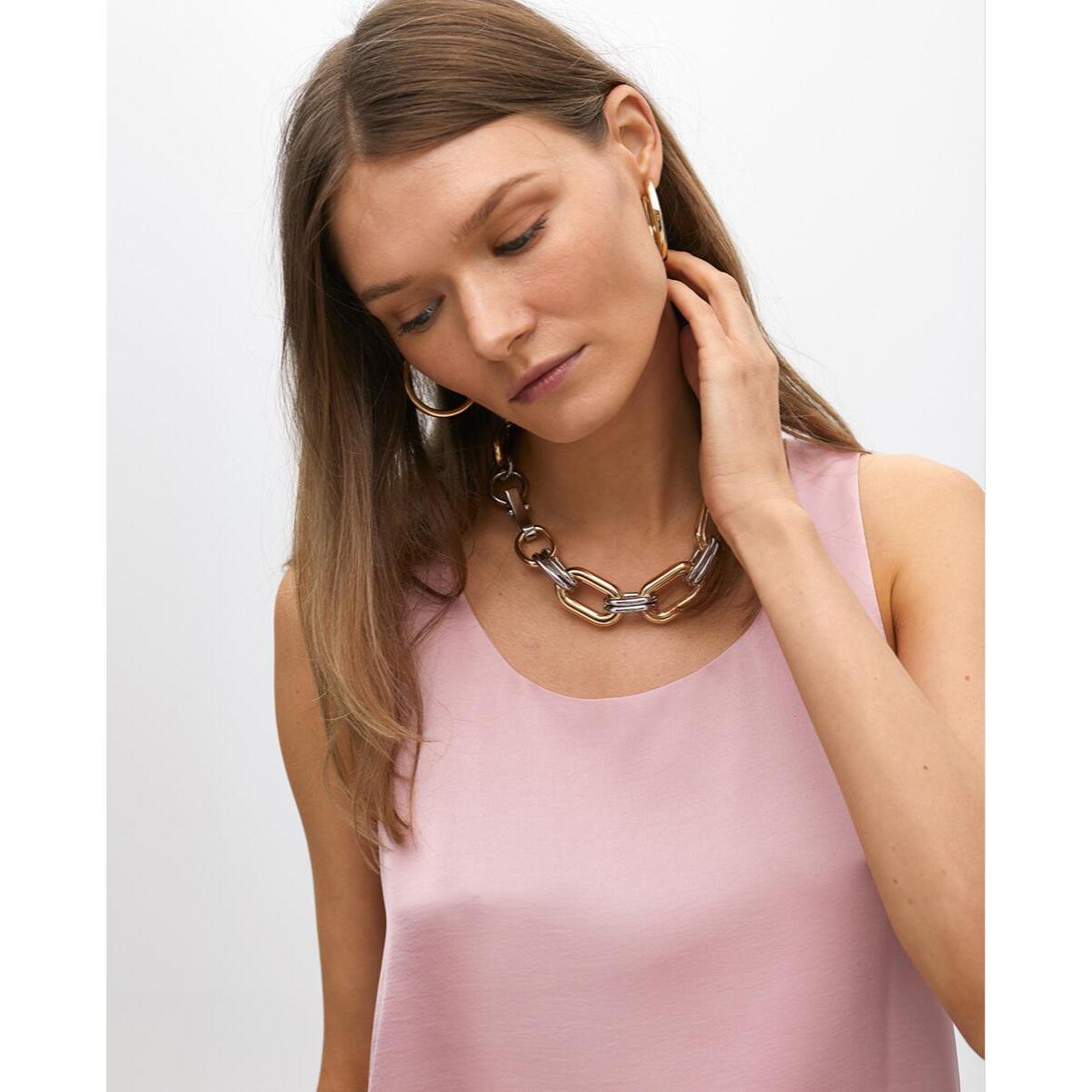 Top Basico con Spalline Larghe