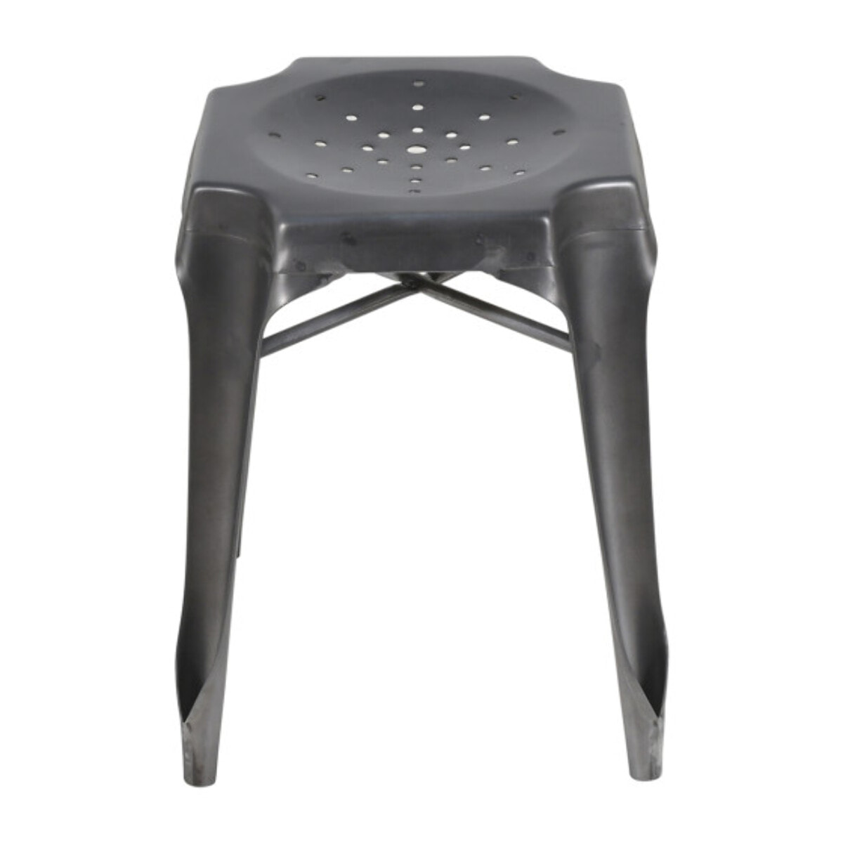 Tabouret en métal noir au style Industriel - STEAL