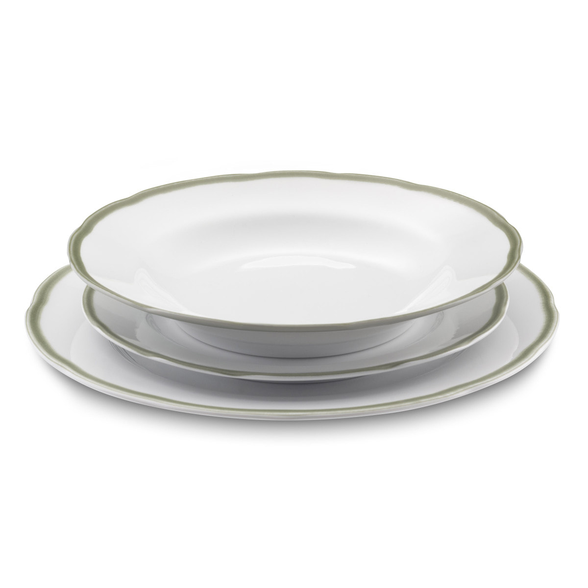 Scala Verde - Set di stoviglie da 18 pezzi