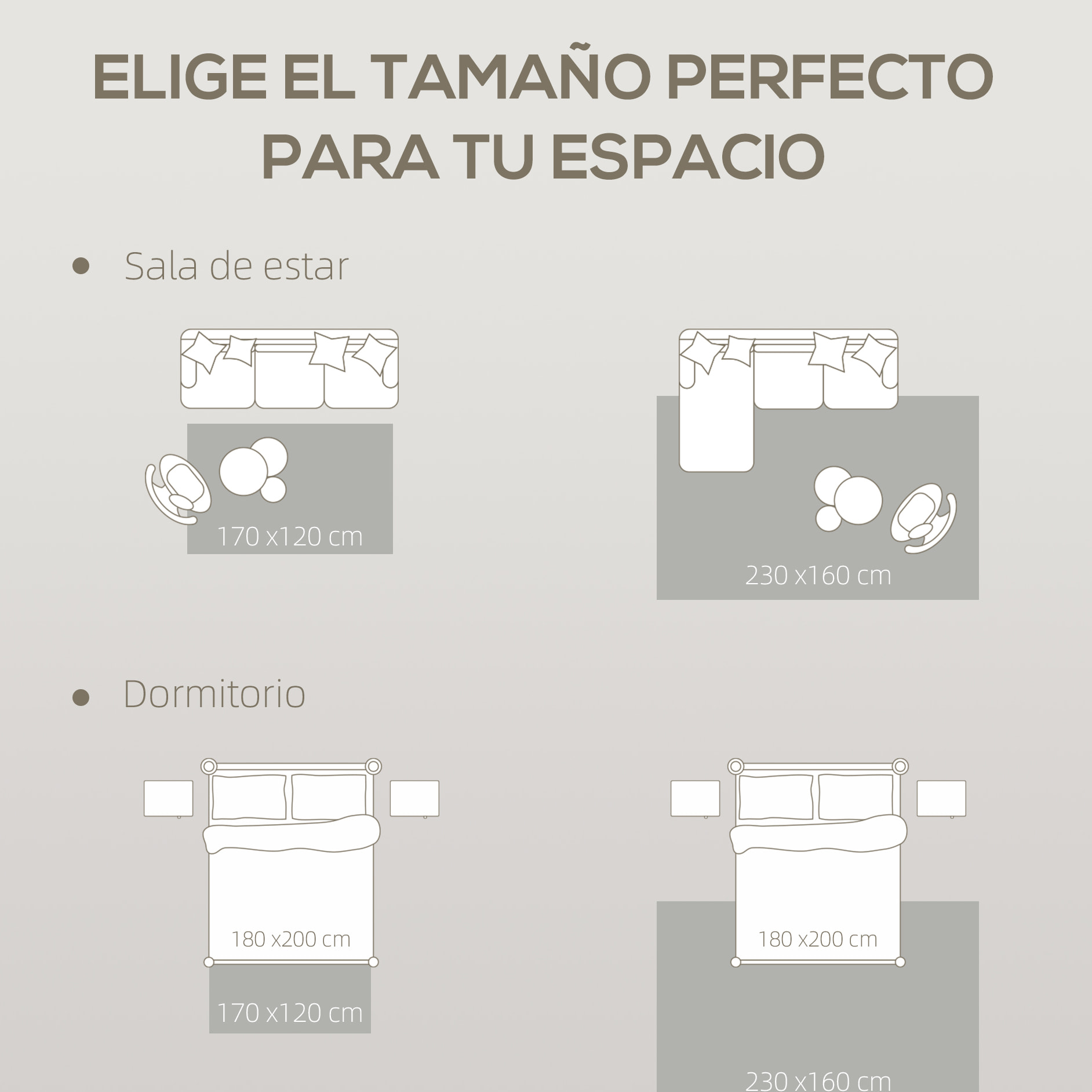 Alfombra Salón 170x120 cm Alfombra Lavable en Lavadora Pelo Corto Elementos a Cuadros Tapete para Sala de Estar Dormitorio Comedor Crema y Marrón