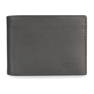 Cartera Hombre Piel Jaslen Lyon Marron Oscuro-Marron