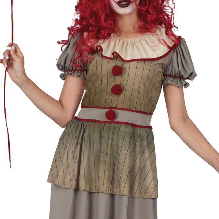 Horror Creepy Clown Costume Donna