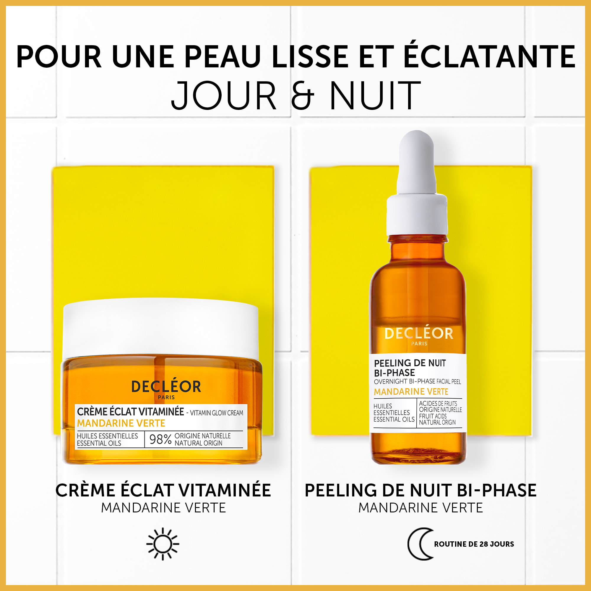 Crème Éclat Vitaminée MANDARINE VERTE 50ml