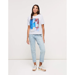 Camiseta Manga Corta Gris - Bluedoor