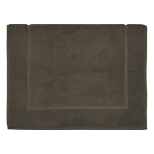 Tapis de bain uni en coton, AQUA, Vert