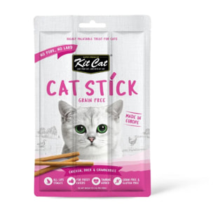 Kit Cat Cat Stick - Pollo & Pato y Arándanos 15 g Snack semihúmedo para gatos