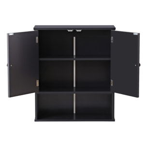 Pensile bagno grigio 60x20x70 cm - Iris