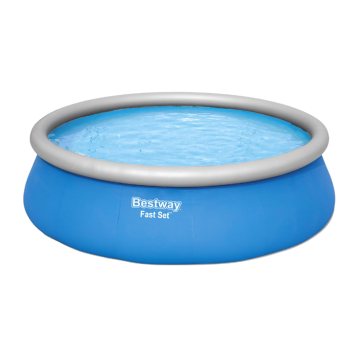 Bestway Piscine autoportante Ronde Fast Set 457 x 122 cm - Accessoire inclus