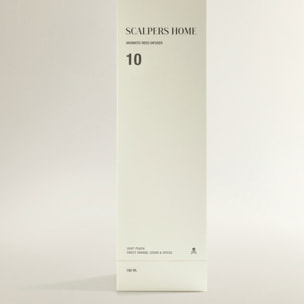 Set de 2 difusores mikado de 100ml aroma light peach scalpers
