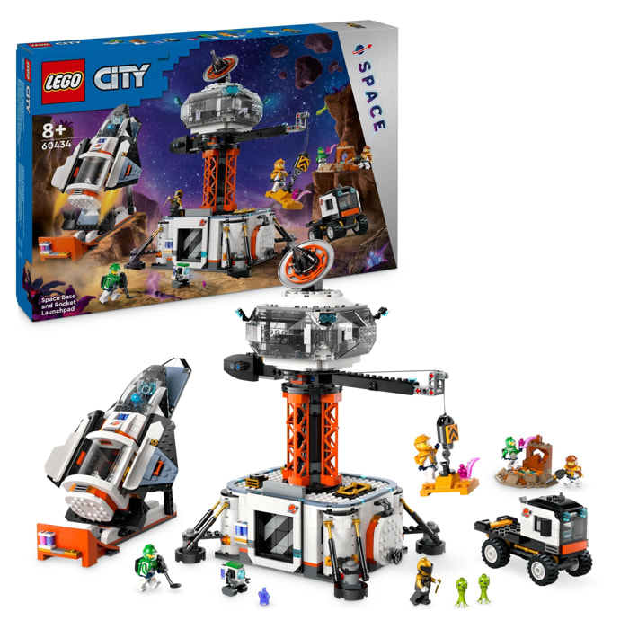 LEGO CITY 60434 - BASE SPAZIALE E PIATTAFORMA DI LANCIO