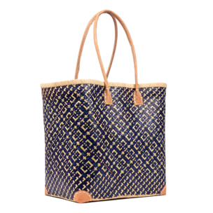 Arda borsa a spalla donna. Realizzata in paglia con manici in pelle.