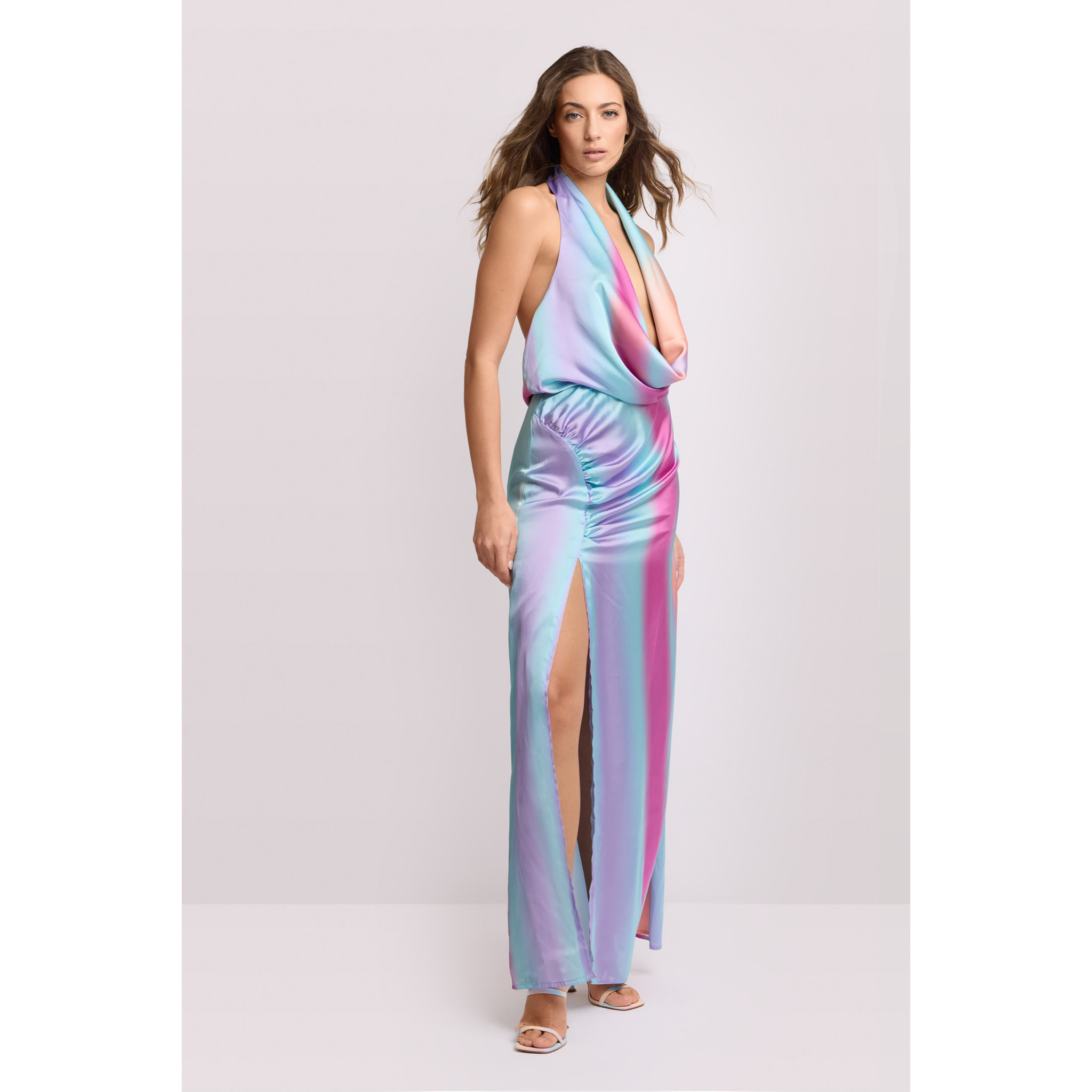 Kocca - Abito con drappeggio laterale Donna