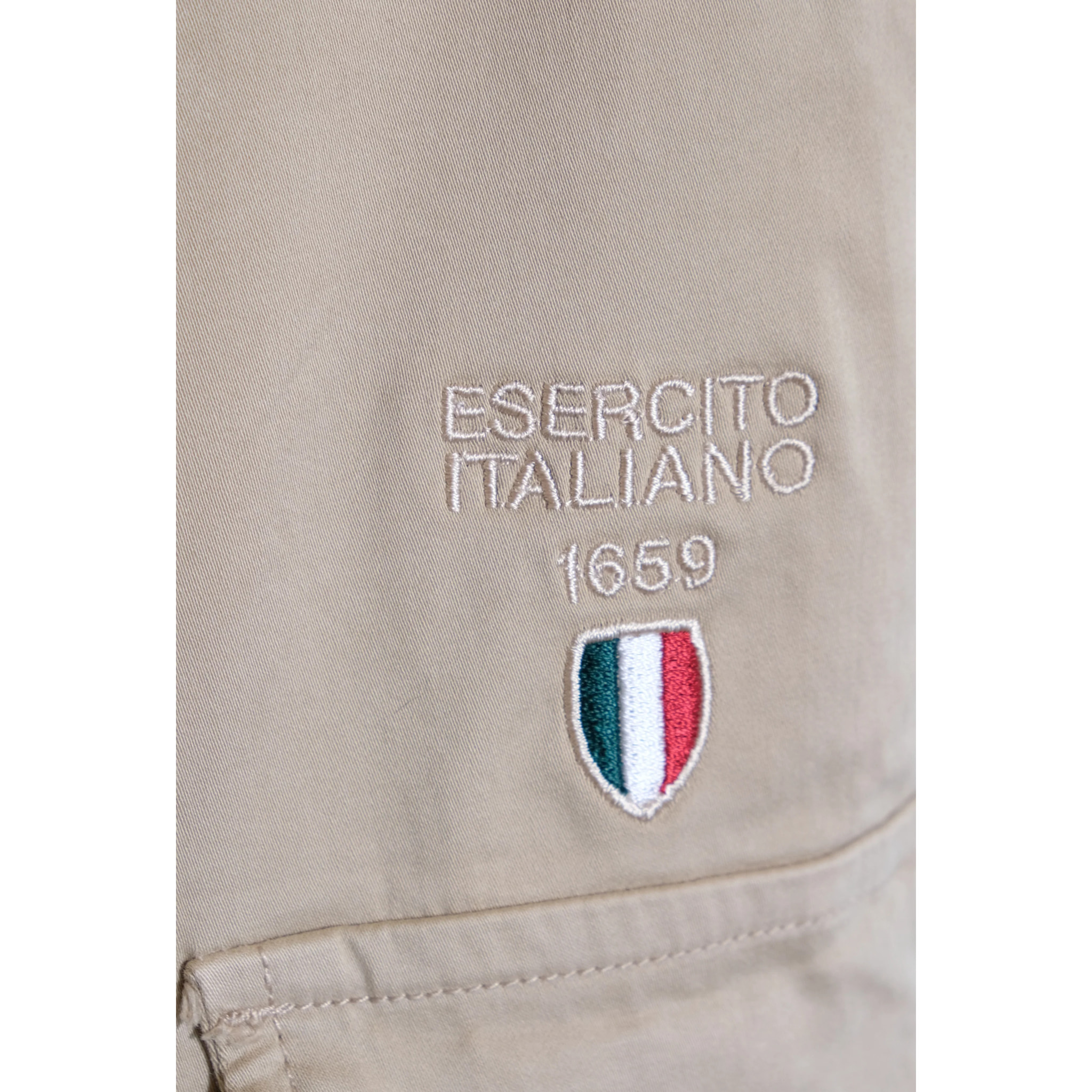 Pantaloni Esercito cargo kaki uomo