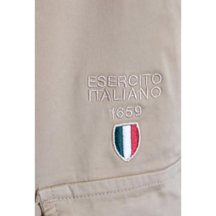 Pantaloni Esercito cargo kaki uomo