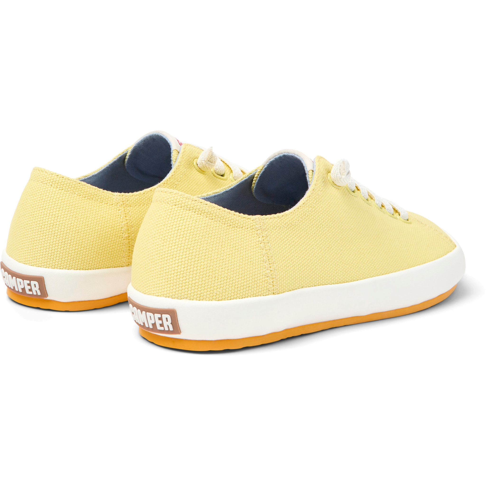 Zapatillas - CAMPER Peu Rambla Vulcanizado - Amarillo - Textil natural (algodón reciclado)