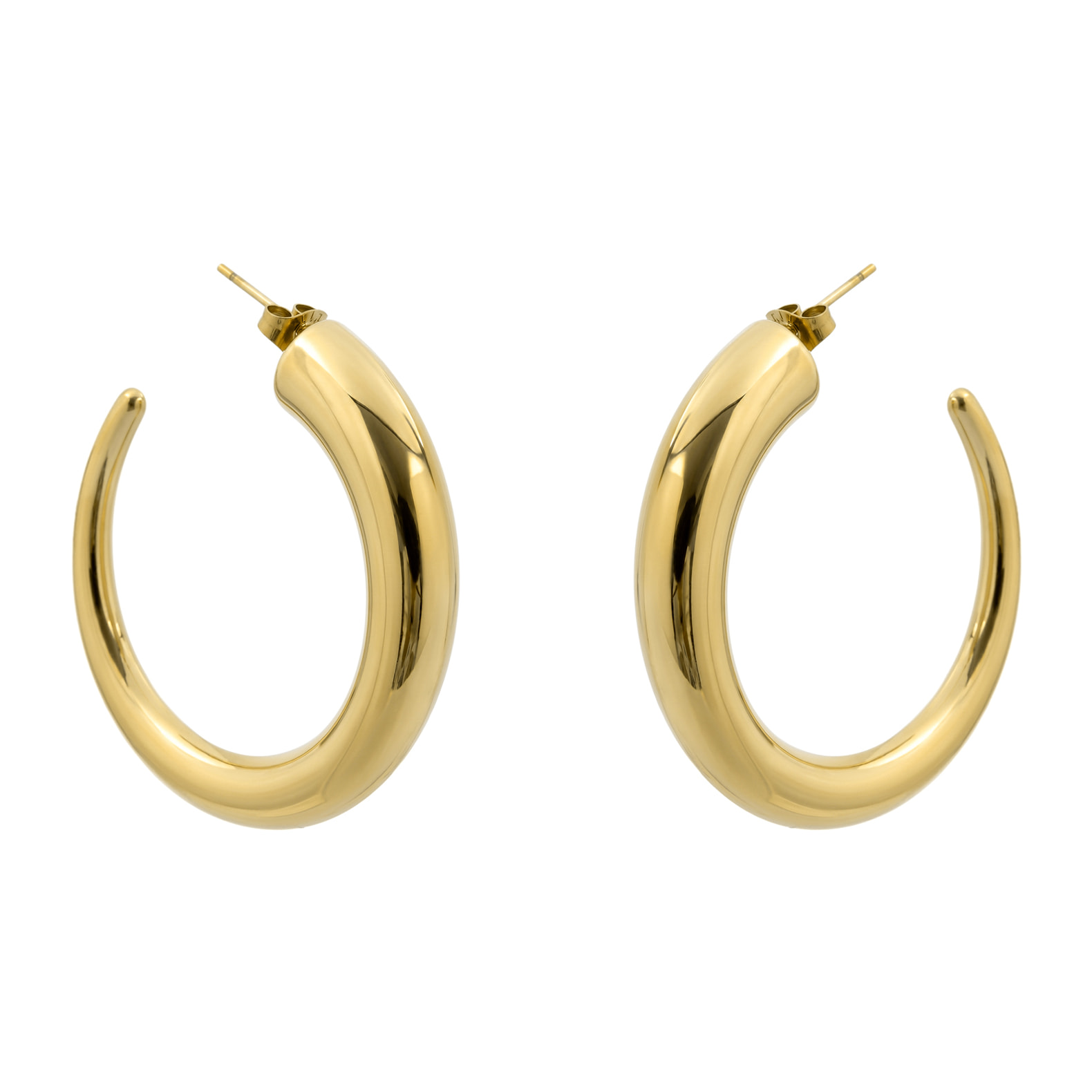 Pendientes Tlidol acabado oro amarillo 18k
