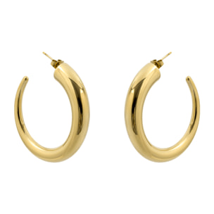 Pendientes Tlidol acabado oro amarillo 18k