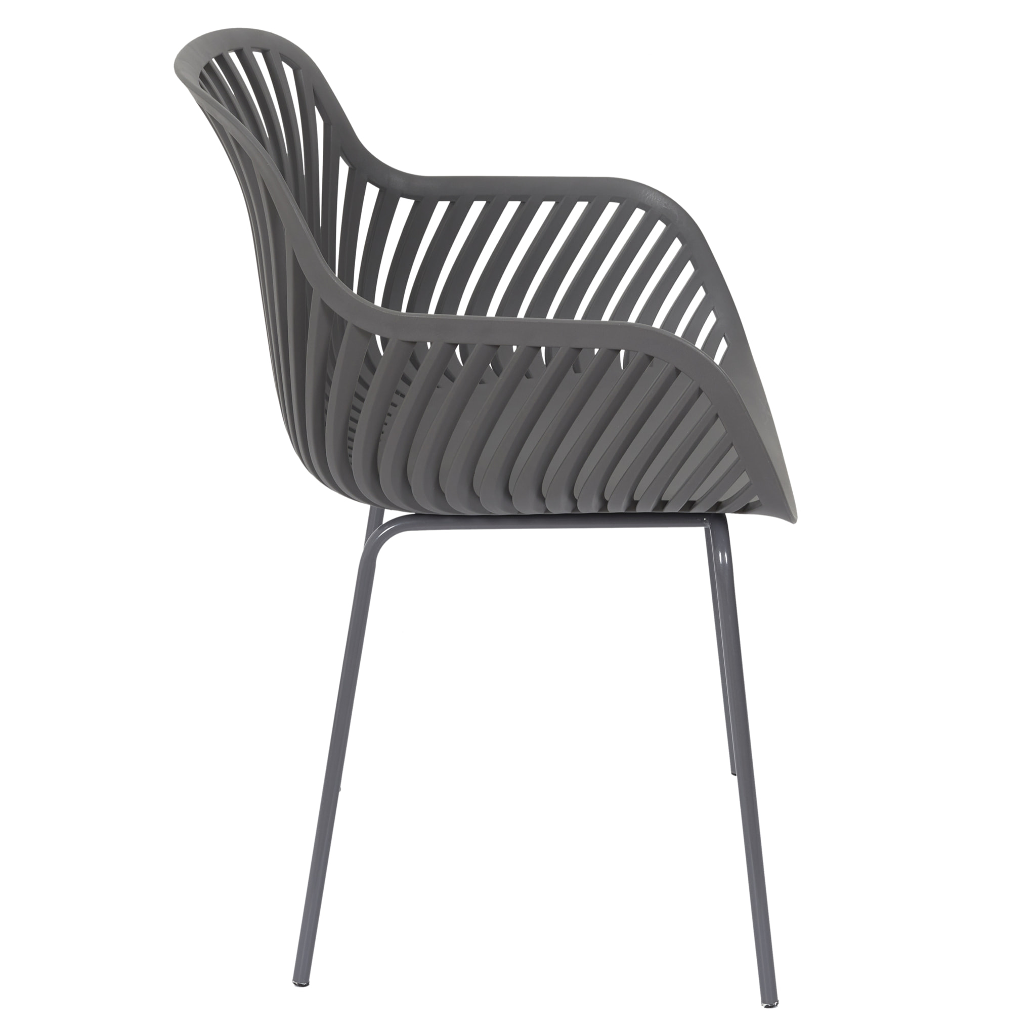 Lot de 2 Fauteuils - HOME DECO FACTORY - Ibiza - Extérieur - Gris