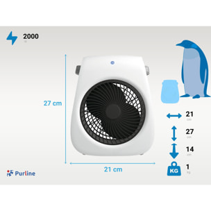 Riscaldatore verticale a pavimento 2000W