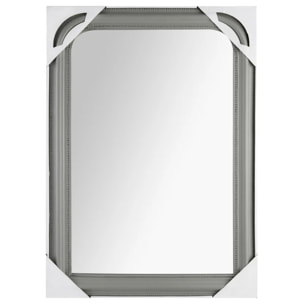 Miroir "Adele" gris - bois 74x104 cm