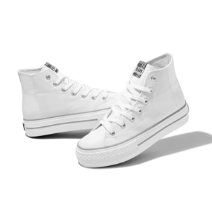 B&W Break&Walk - Sneakers Alte Doppia Piattaforma Casual per donna comode