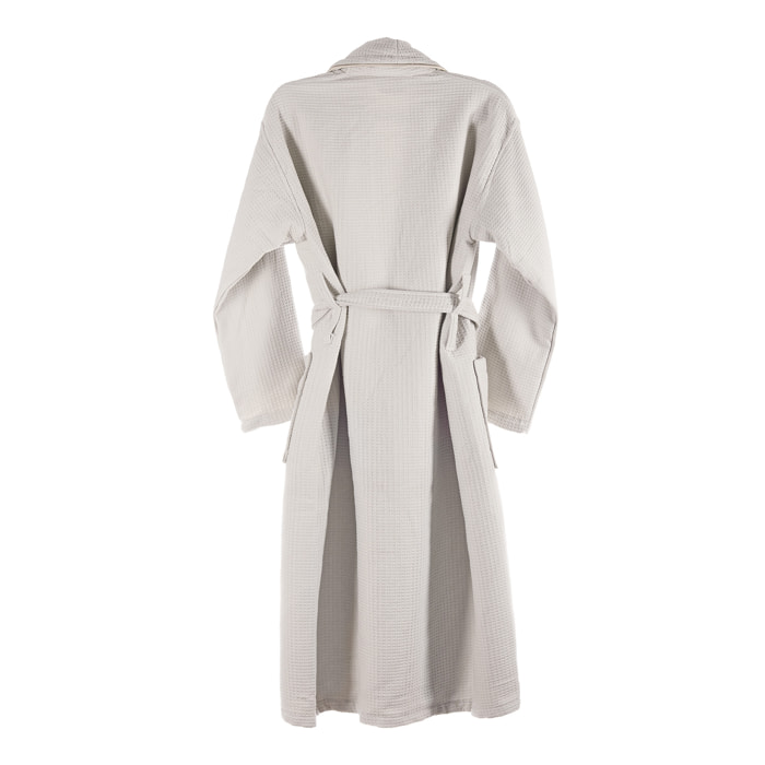 Albornoz s/m 360 gr/m2 nido de abeja 100% algodón beige
