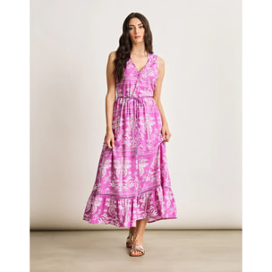 Vestido Midi Lila - Borton