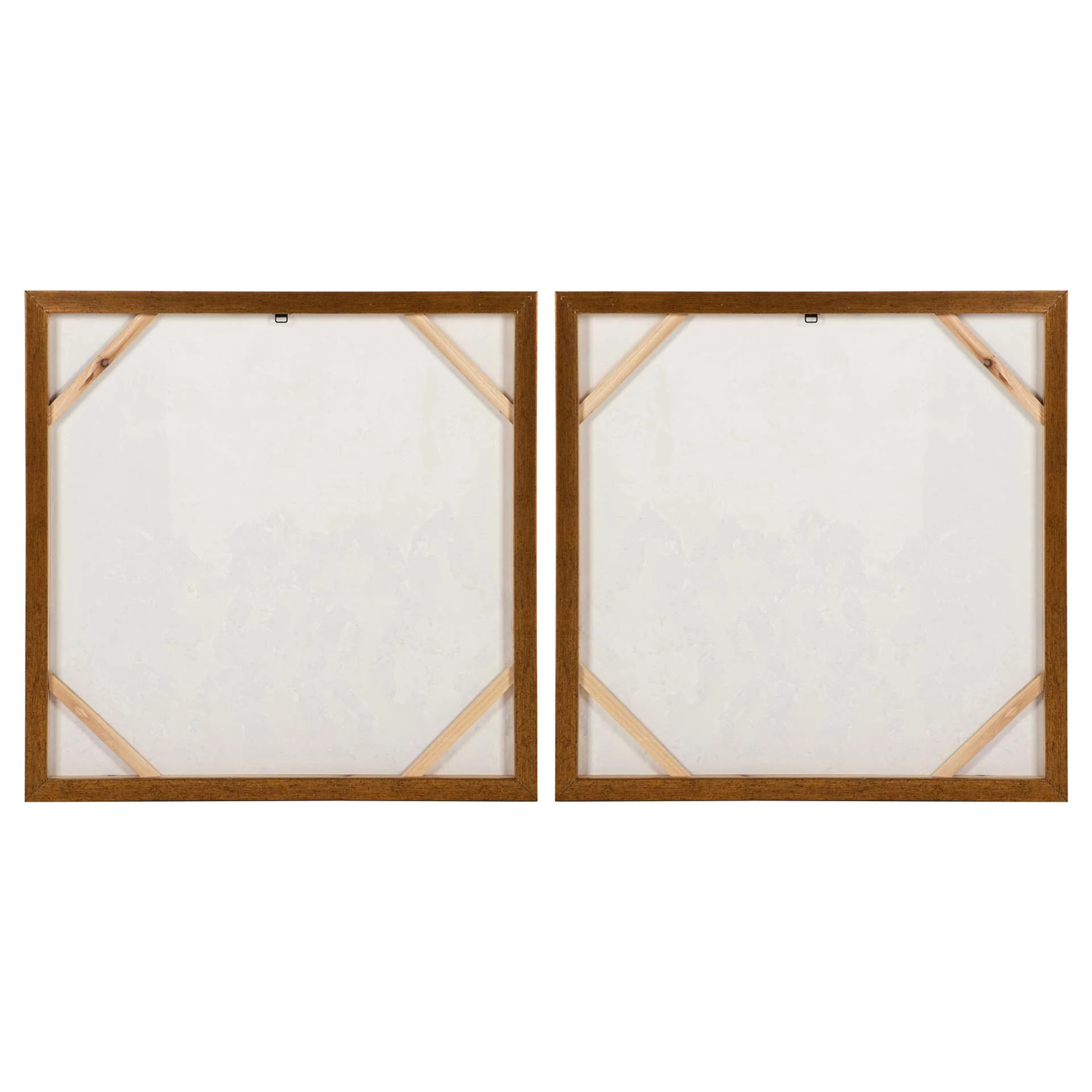 Set 2 Cuadros 80% Pintado A Mano Y Foil 80x4x80 Cm