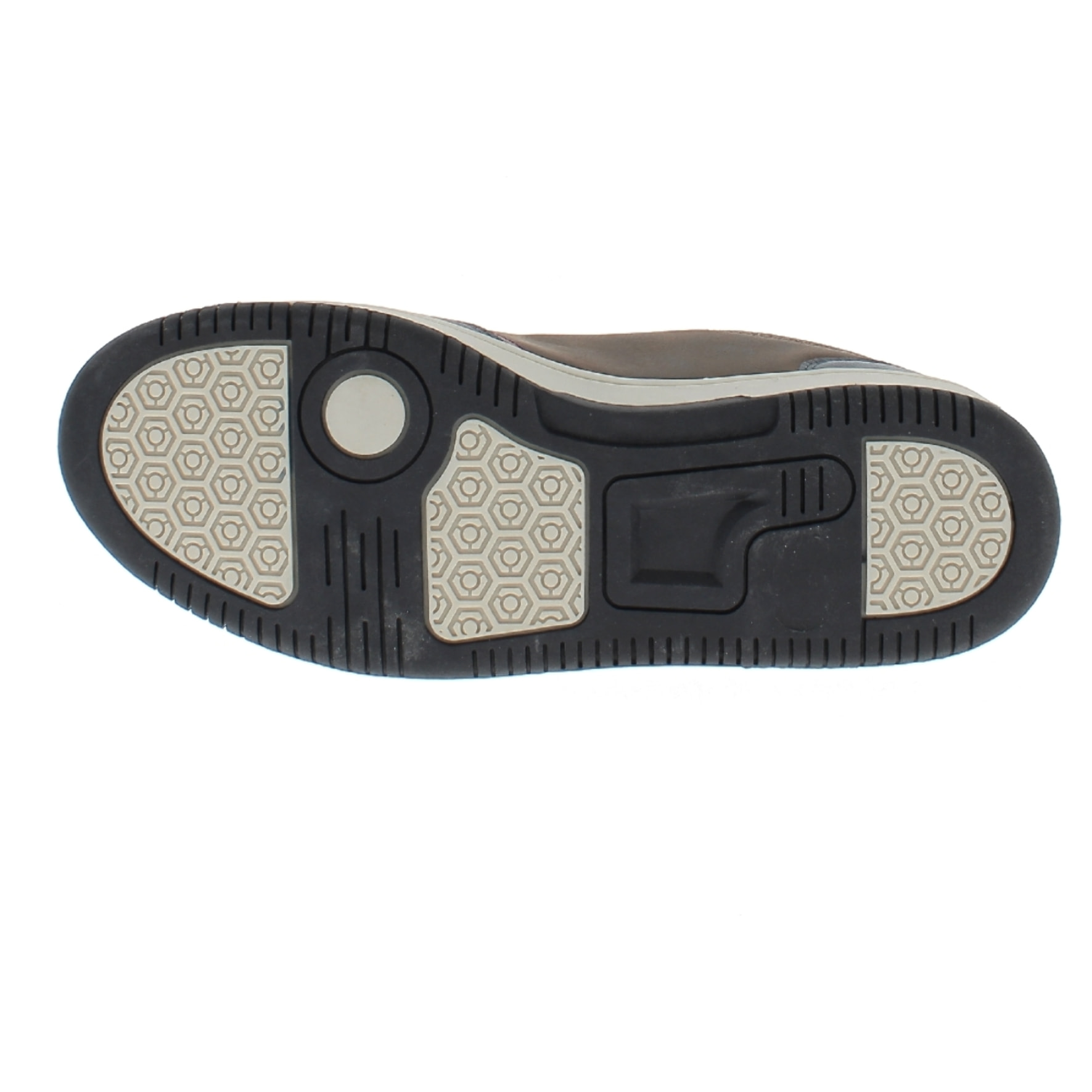 Armata di Mare Scarpe Uomo Sneakers Basse Stringate con Soletta Rimovibile in Memory Foam AMU W24N627 Brown Navy