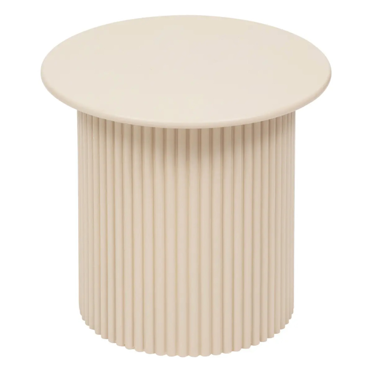 Lot de 2 tables gigognes "Eino" beige 40x40x38cm