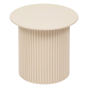 Lot de 2 tables gigognes "Eino" beige 40x40x38cm