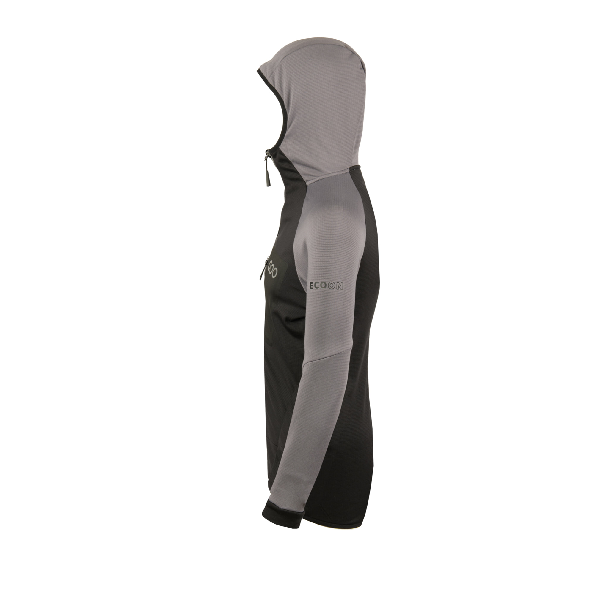 Chaqueta ECOActive Light Insulated Jacket with cap dela marca ECOON - Negro / Gris