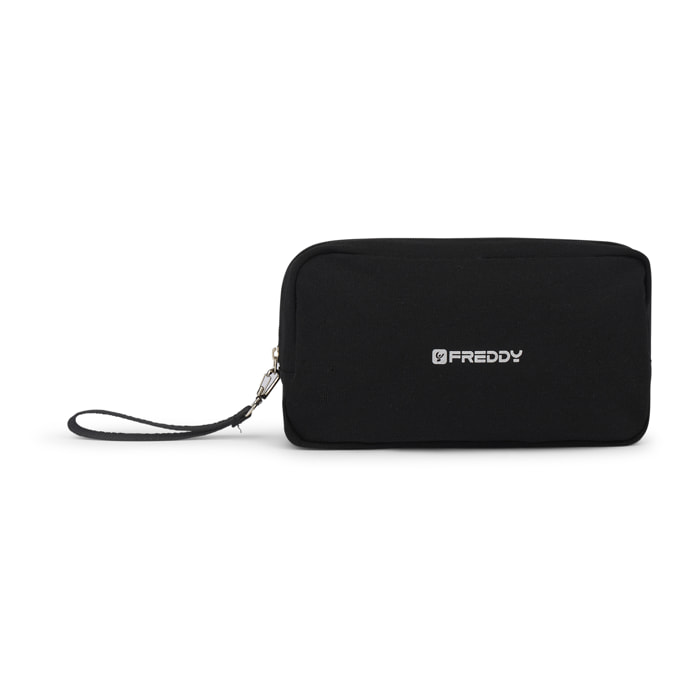 Trousse in canvas monocolore