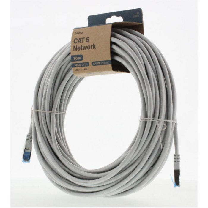 ESSENTIEL B Câble Ethernet 20M Droit CAT6E noir