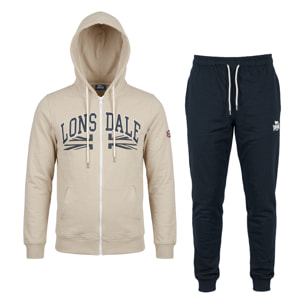 Tuta Uomo LONSDALE Cotone Primavera Full Zip