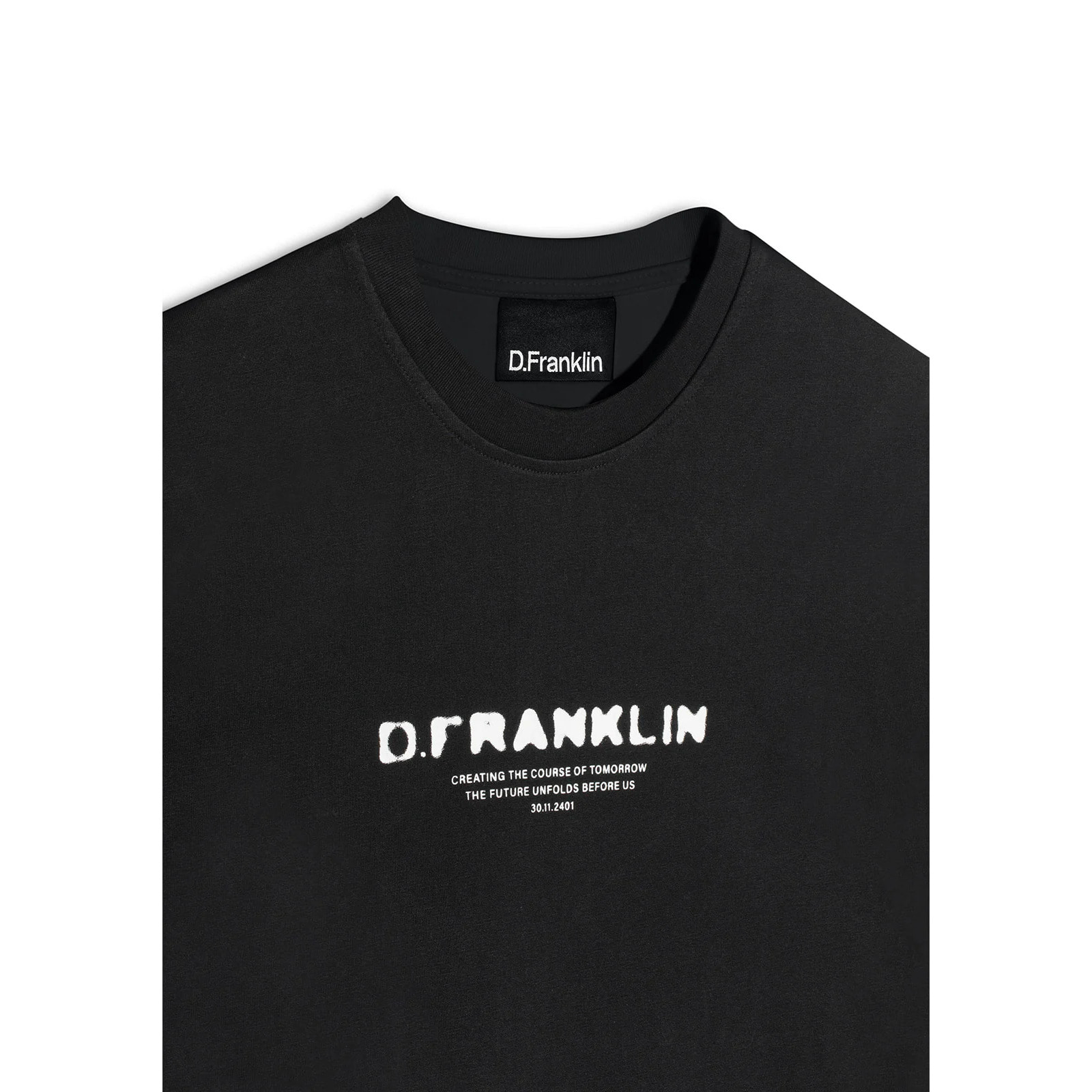 Camiseta Tomorrow Negra / Blanca Hombre D.Franklin