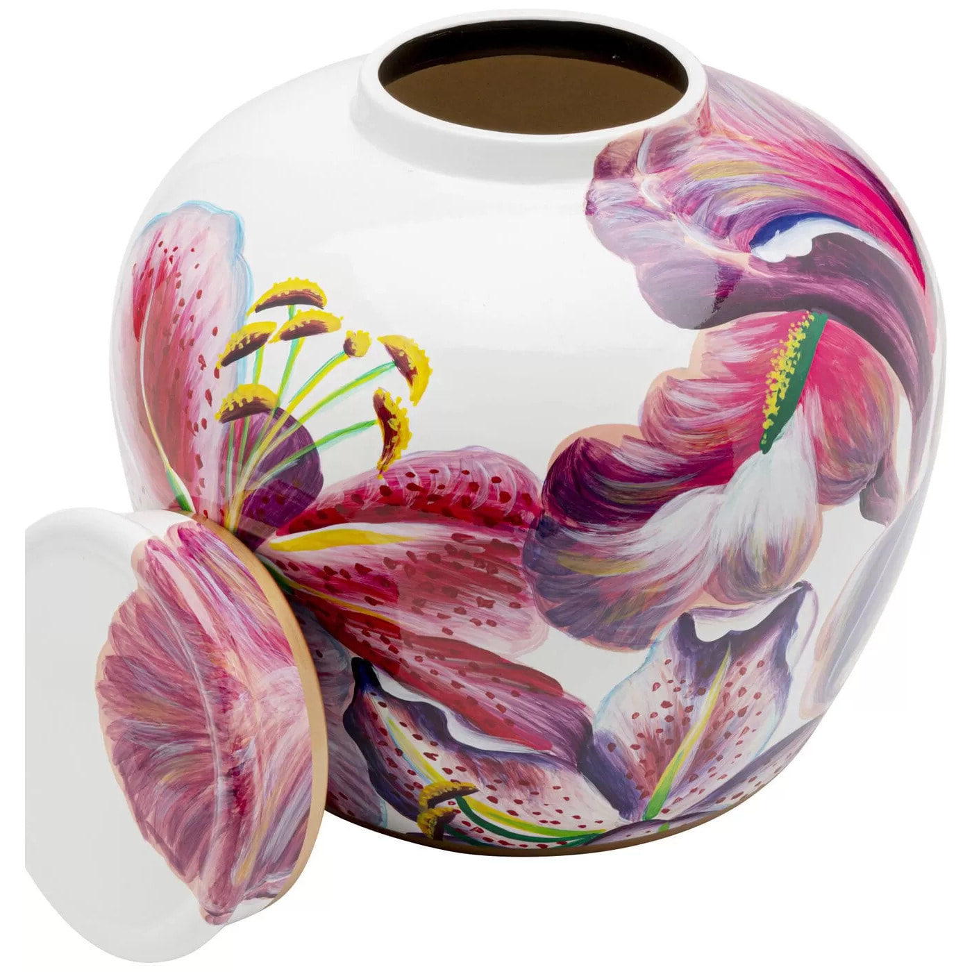 Boîte lys roses 28cm Kare Design