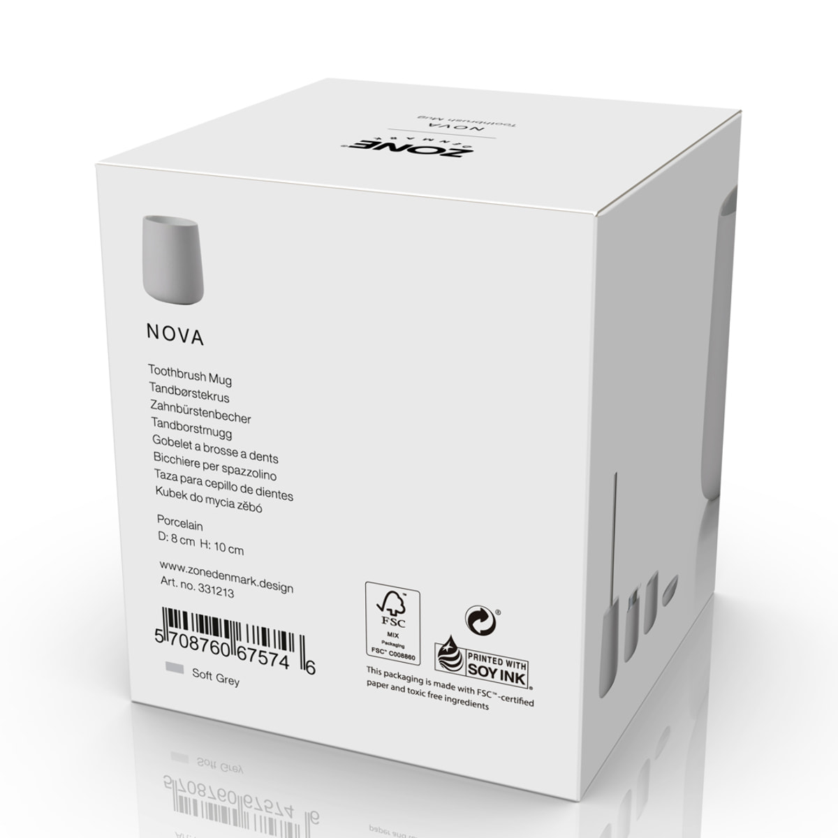 Gobelet pour brosse à dents Nova