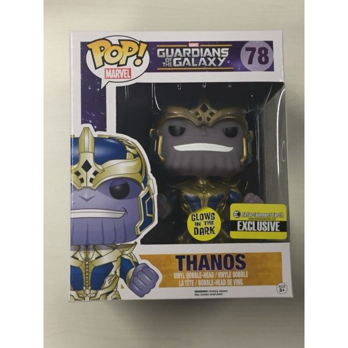 Guardiani della Galassia Funko POP Film Thanos Luminoso 14 cm Esclusiva