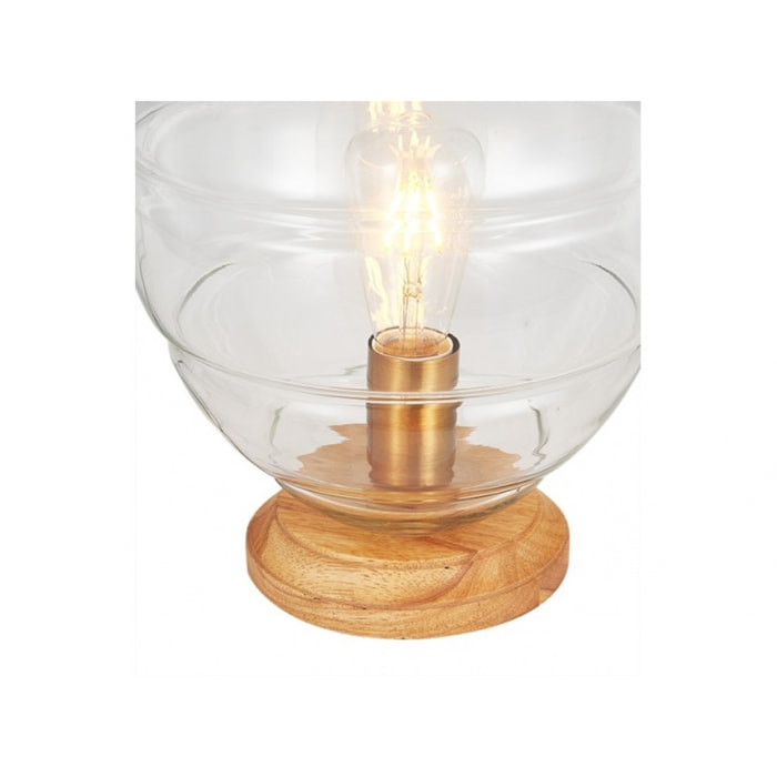 Lampe à poser en verre TRANSPARENT - CHAMPI