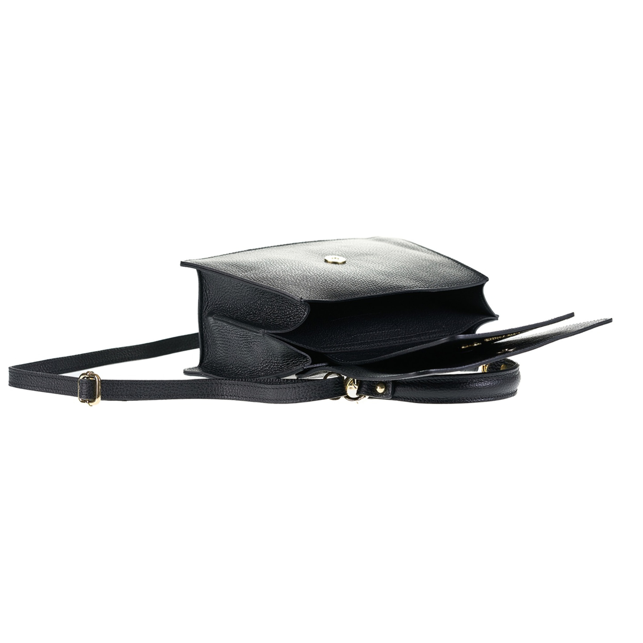 Borsa a mano da donna Made in Italy - Modello Elora Nova - 100% pelle - 23.5 x 15.0 x 10.0 cm