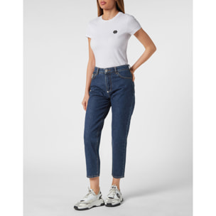 PHILIPP PLEIN Vaqueros Mom Fit HEART