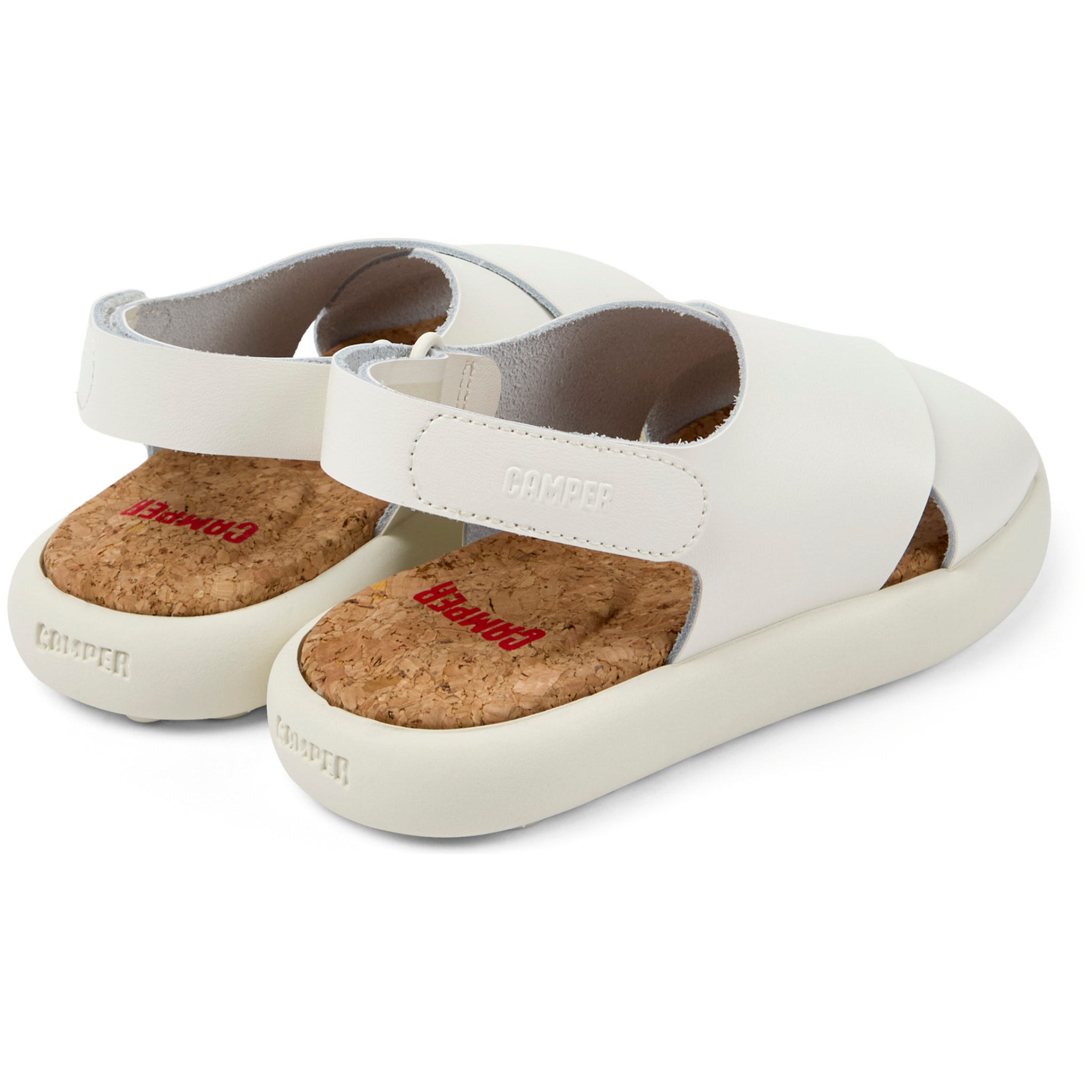 Sandalias - CAMPER Pelotas Flota - Blanco - Cuero liso