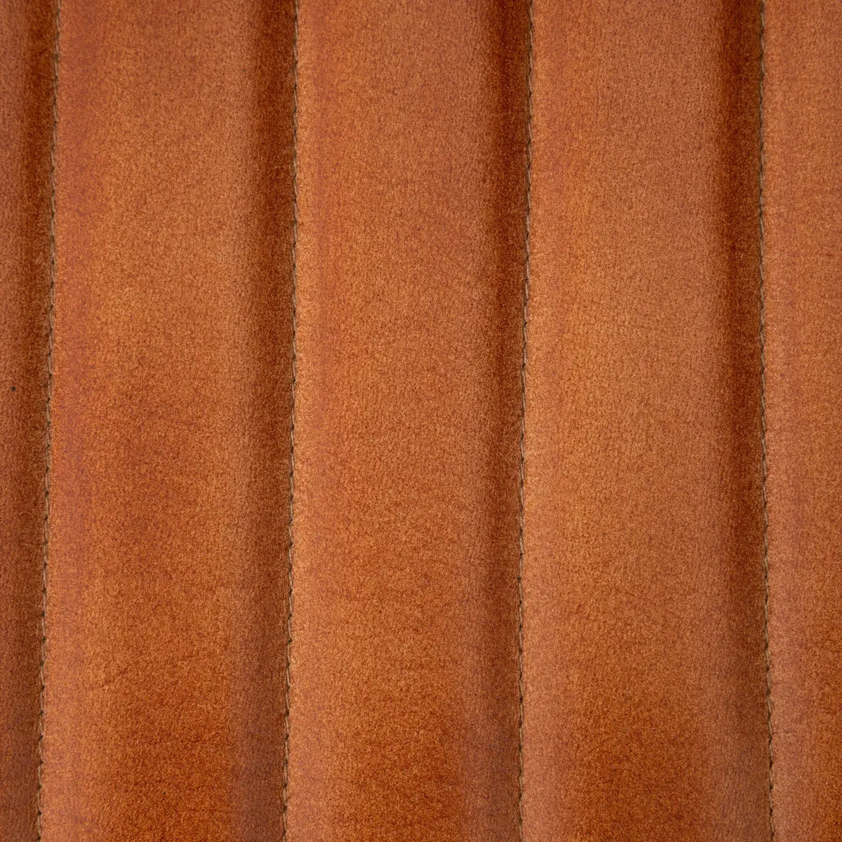 Chaise "Dario" métal cuir marron cognac