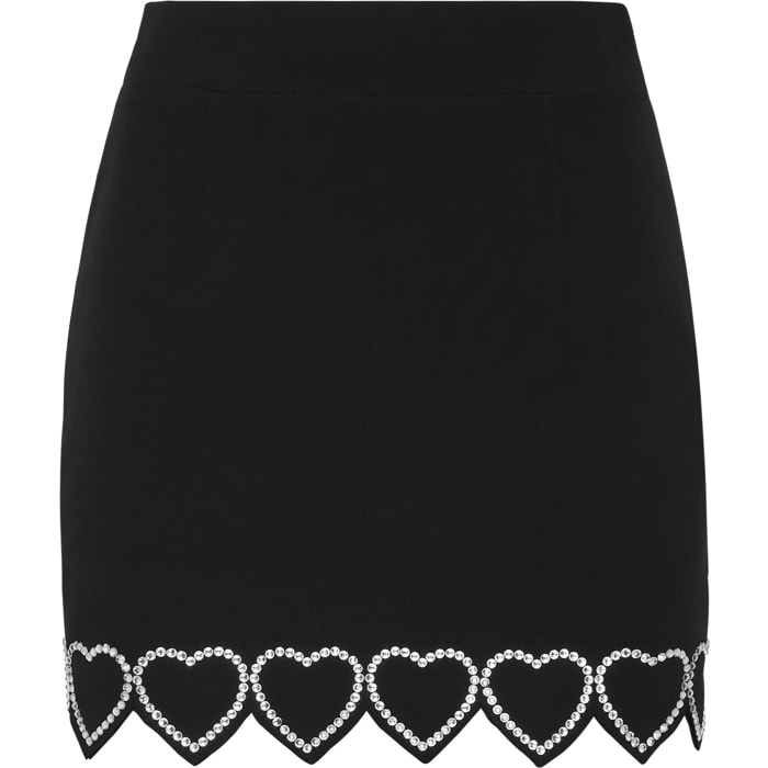 PHILIPP PLEIN Minifalda HEART