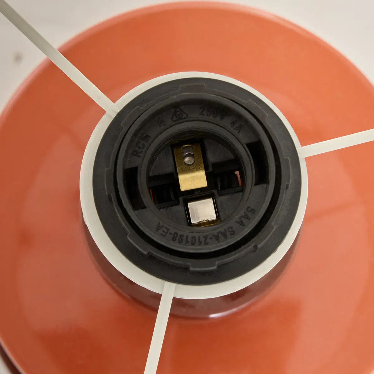 Lampe design Fiva cylindrique H.50cm marron