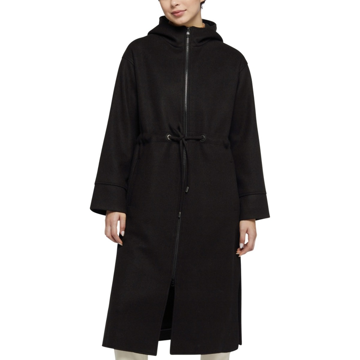 Abrigos Mujer de la marca GEOX  modelo W DORALEA LONG COAT Black