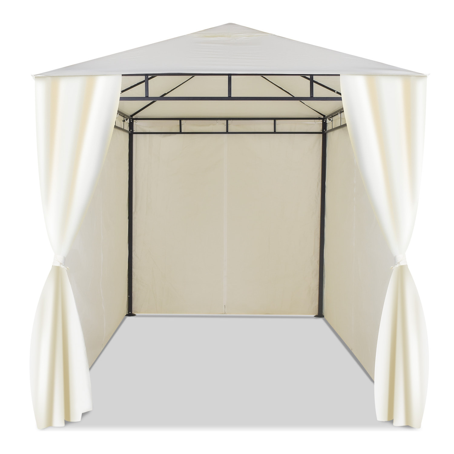 Gazebo 3x2 M esterni ferro elegante gazebo da giardino completo teli laterali ecrÃ¹