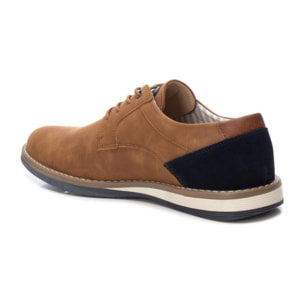 Zapato blucher/derby camel