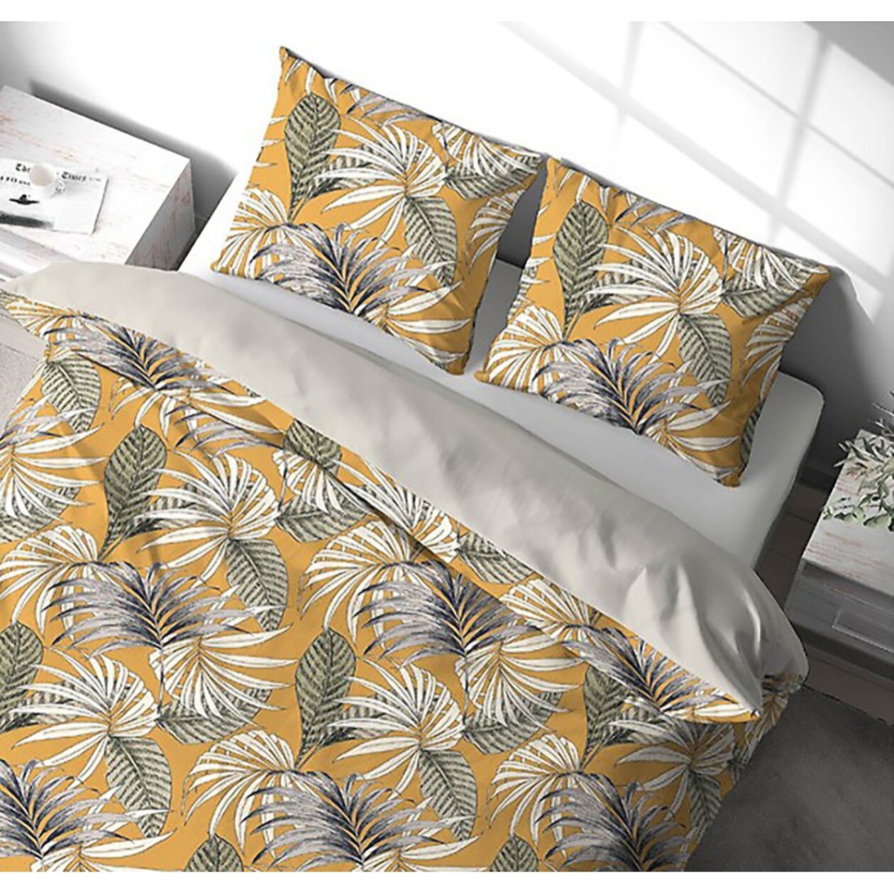 Parure Housse De Couette 3pcs 100% Polyester 72gsm Aquilie